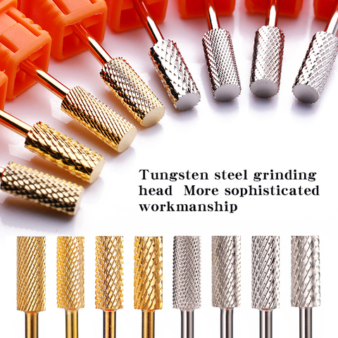 Tungsten steel Milling Nail Drill Bit  Machine Carbide Nail Drill Bits Ceramic Carbide Milling Cutters For Nail Drill ► Photo 1/6