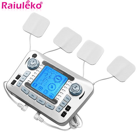 Tens Pulse Massager Ems Electrical Muscle Stimulator Acupuncture Low Frequency Physiotherapy Machine Fat Burner Pain Relief ► Photo 1/6