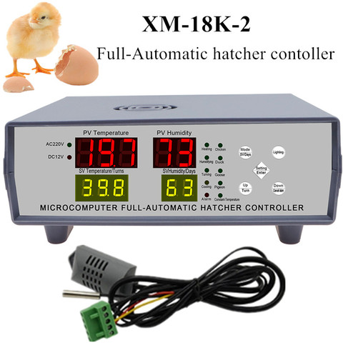 XM-18K-2 egg Incubator Controller Microcomputer full-Automatic hatcher contoller Incubator Thermostat Egg Hatcher Controll ► Photo 1/6