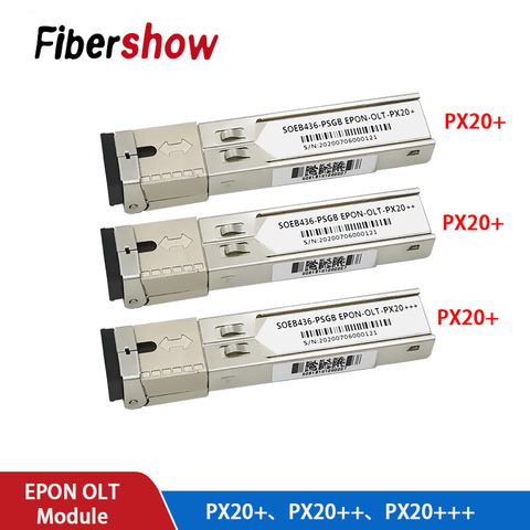 EPON OLT optical transceiver PX20+ PX20++ px20+++ SFPOLT1.25G 1490/1310nm 3-7dBm SC OLT FTTH solutionmodule for ► Photo 1/6