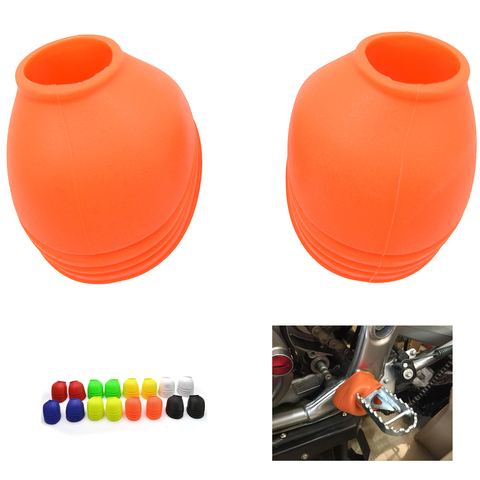 Motorcycle Foot Peg Cover PVC Dirt Bike Off-road Pedal Protector For KTM EXC EXCF XC XCF XCW XCFW MX EGS SX SXF SXS SMR 125 ► Photo 1/6