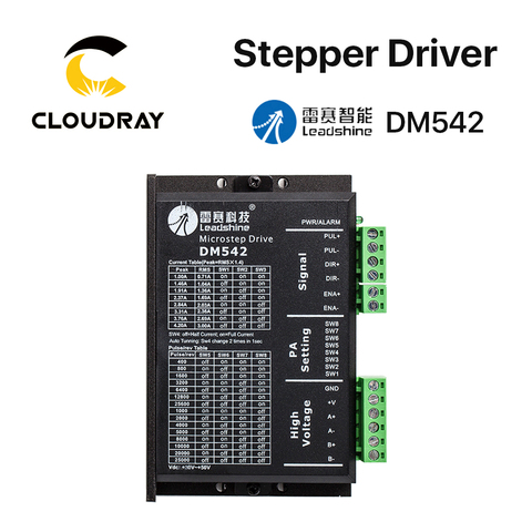 Leadshine DM542 2 Phase Stepper Driver 20-50VAC 1.0-4.2A for NEMA17 NEMA23 Stepper Motor Controller 42 57 Stepper Motor ► Photo 1/6