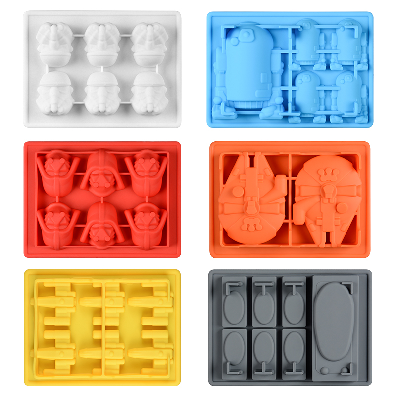 ***STAR WARS HAN SOLO IN SILICON ICE CUBE TRAY MOLD KITCHEN TOOL*** 