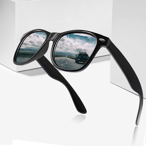 Vintage Polarized Sunglasses Men Women Brand Designer Driver Shades Male Sun Glasses Women Men Spuare Mirror Summer UV400 Oculos ► Photo 1/6