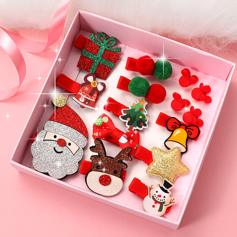 New 5/9 Pcs Suit Christmas Hair clip Christmas tree Santa Claus Hair band  Baby Hairpins Headwear Girl Christmas Hair accessories - Price history &  Review | AliExpress Seller - MeiNa ornaments Store 