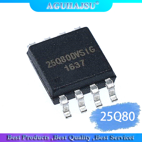 Free shipping 10pcs/lot 25Q80 W25X80 W25Q80BVSIG SPI FLASH 8MBit 1MB flash wide-body   original ► Photo 1/1