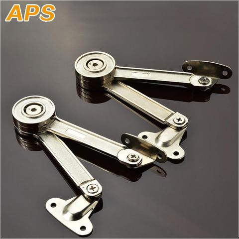 New 1pcs Zinc Alloy Steel Adjustable Stays Door Lift Support Furniture Stay Support Hinge Cabinet Door Kitchen Cupboard Hinges ► Photo 1/6