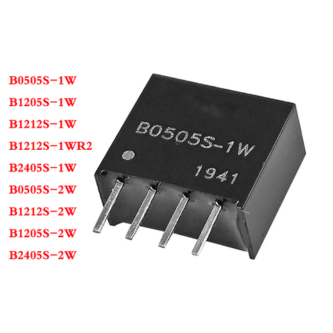1W 2W series power module converter B0505S-1W B1205S-1W B1212S-1W B1212S-1WR2 B2405S-1W B0505S-2W B1212S-2W B1205S-2W B2405S-2W ► Photo 1/1