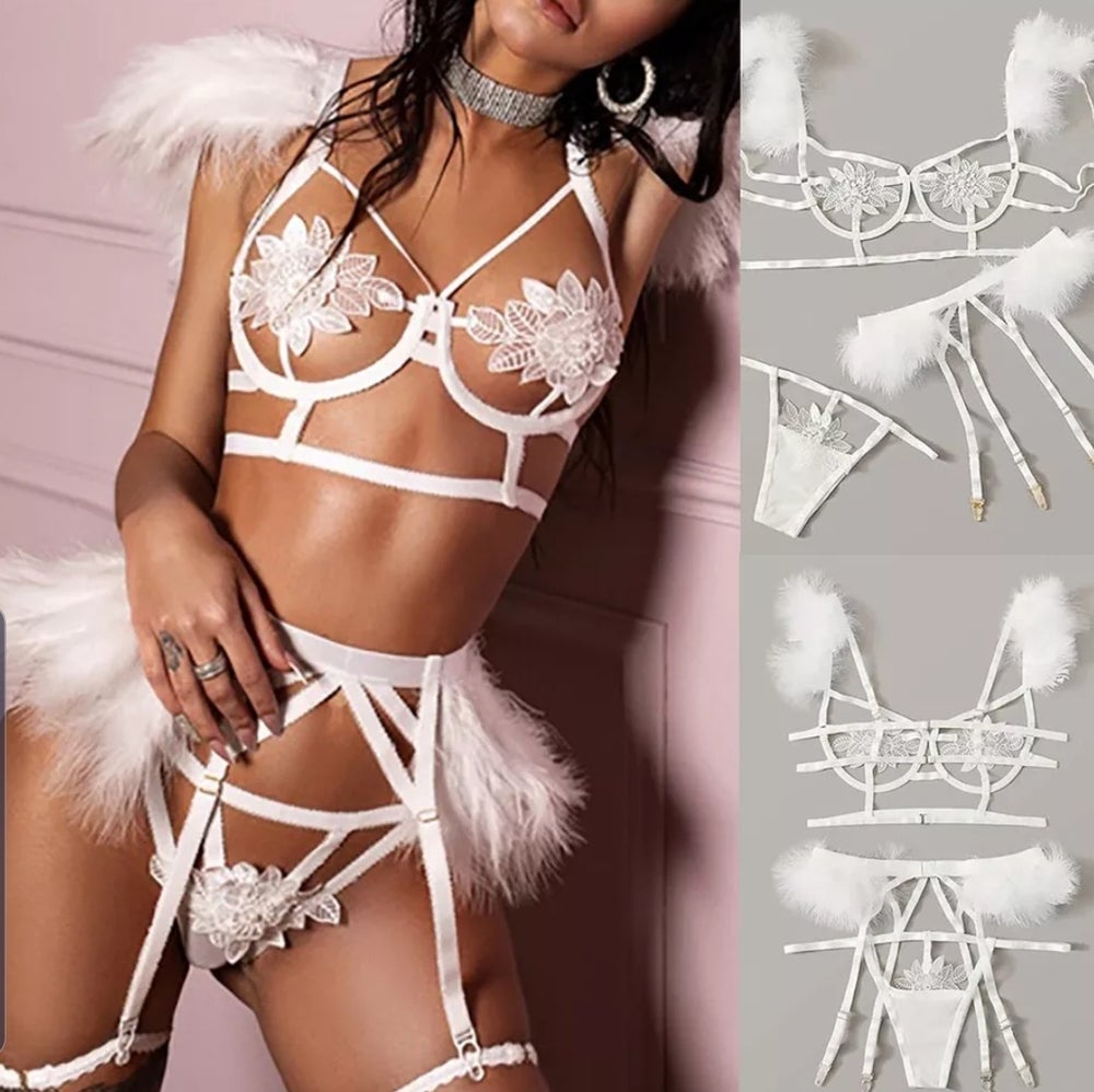 Hot Fashion Women Sexy  Lingerie-Body-Stocking-Sleepwear-Lace-Teddy-Dress-Babydoll-Nightwear with  Feather Erotic Sex Costume - Price history & Review, AliExpress Seller -  Breeze holiday Store