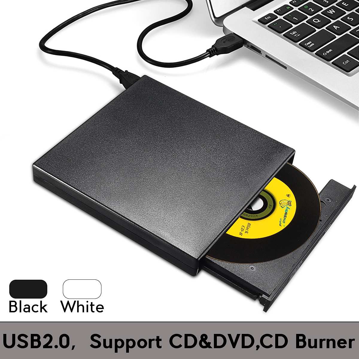 Buy Online Usb 2 0 External Combo Dvd Cd Burner Rw Drive Cd Dvd Rom Cd Rw Player Optical Drive For Pc Laptop Computer Components Alitools