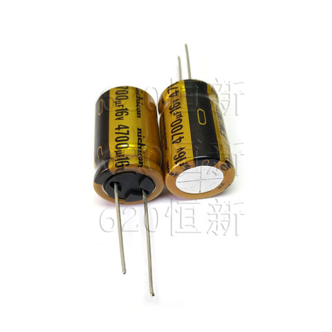 10pcs NEW NICHICON FW 4700UF 16V 16X25MM audio Electrolytic Capacitor 16V4700UF filter amplifier 16v 4700uf ► Photo 1/2