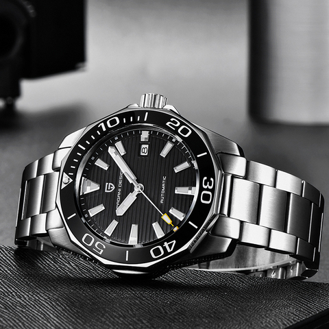 PAGANI DESIGN Top Brand NH35A Mechanical Watches Ceramic Bezel Stainless Steel Sports Waterproof Luxury Men's Watch Reloj Hombre ► Photo 1/6
