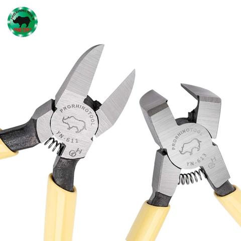 PRO RHINO TOOLS 45 or 90 Degree Curved Blade Plastic Nippers Diagonal Cutting Pliers ► Photo 1/6