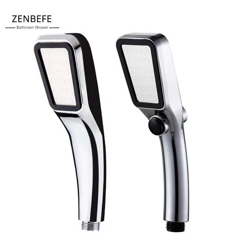 ZENBEFE 300 Holes Shower Head Water Saving One Key To Stop Water Nozzle High Pressure Rainfall Shower Head ► Photo 1/6