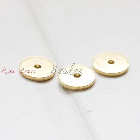 Solid Brass Center Hole Round Disc - 12mm (1837C) ► Photo 1/5