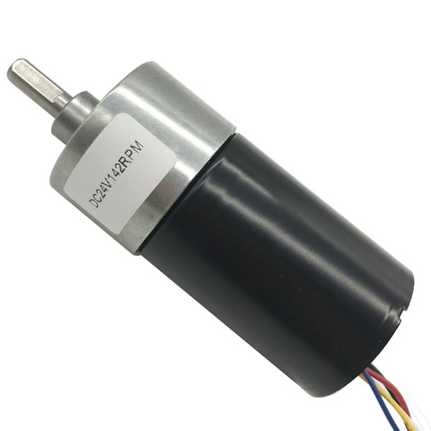 Long Life Brushless 12V 24V DC Geared Motor High Torque 35KG 5-1270RPM With Metal Gears Low Noise Reversed Signal Feedback ► Photo 1/6