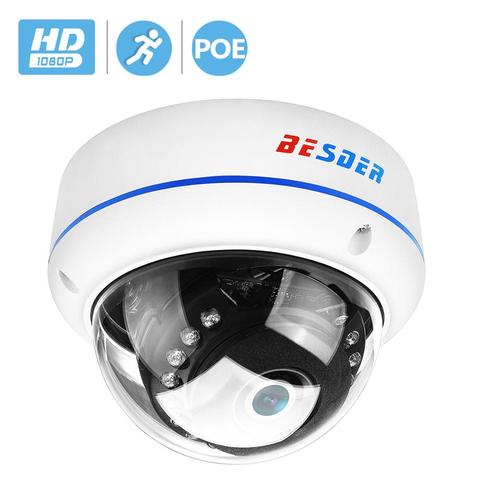 BESDER 720P/960P/1080P Surveillance IP Camera Vandalproof  Night Vision Dome Security Camera ONVIF 2.0 PTP Alert ► Photo 1/6