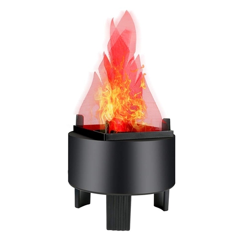 LED Fire Flame Effect Light Artificial Electric Flicker Campfire Lamp Party Decor Supplies for Bar Stage Home, US Plug ► Photo 1/6