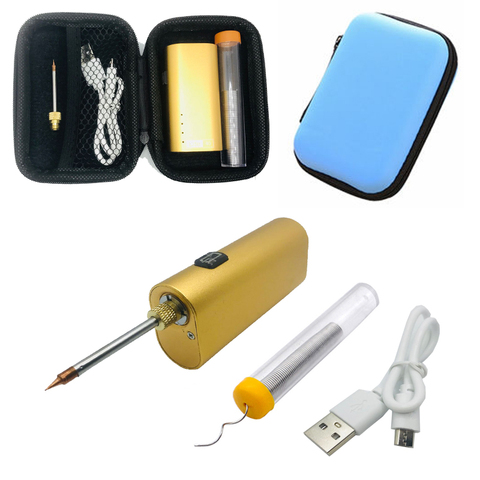 5V  electric soldering iron wireless charging soldering iron portable with USB soldering tool Android interface charging ► Photo 1/6