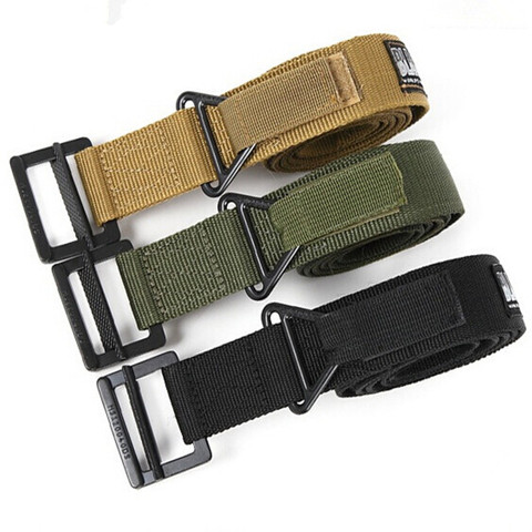 men Tactical Belt Nylon Military Waist Belt with Metal Buckle Adjustable Heavy Training Waist Belt Hunting Accessories 2022 ► Photo 1/6