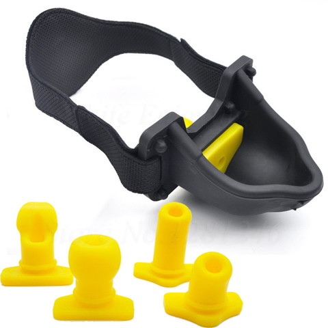 Silicone Piss Urinal Mouth Gag Bondage Harness Belt With 4pcs Gag Ball Mouth Bite Plug Slave BDSM Sex Toys For Male and Female ► Photo 1/6