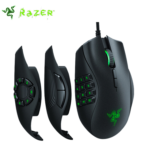 Free shipping Games Mice Razer Naga Programmable Wired Trinity 16,000 DPI RGB Optical Gaming Mouse ► Photo 1/5