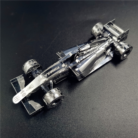MMZ MODEL NANYUAN 3D Metal model kit F1 Racing vehicle Assembly Model DIY 3D Laser Cut Model puzzle toys for children adult gift ► Photo 1/6