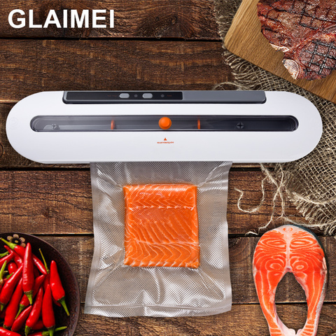 Best Electric Vacuum Sealer Machine 220V 110V With 10pcs Food Saver Bags  Household Automatic Food Vacuum Packaging Machine 