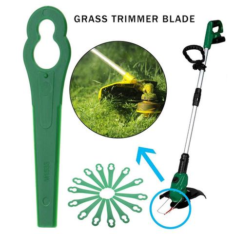 100PCS Grass Trimmer Blade Plastic Replacement Blades For Bosch Einhell Lawn Mower Garden Accessories ► Photo 1/6