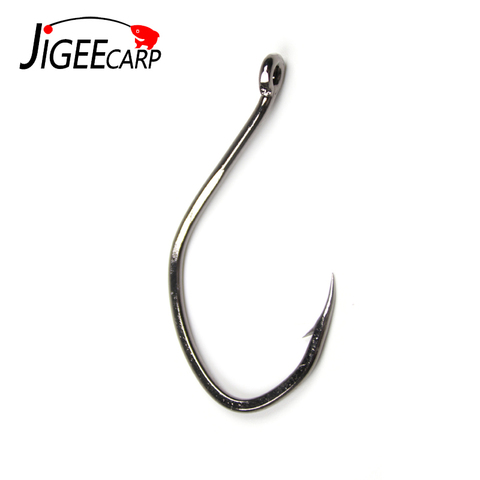 JIGEECARP 20pcs Barbed Catfish Fishing Hooks High Carbon Steel Catfish Hook  3/0 2/0 1/0 6 8 V Sharp Hook Fishing Tackle ► Photo 1/6