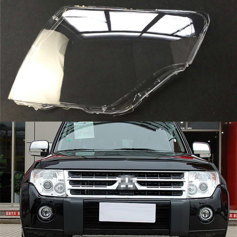 Car Headlamp Lens For Mitsubishi Pajero V97 V87 V93 2007 ~ 2022  Car  Replacement   Auto Shell Cover ► Photo 1/6