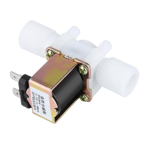 Solenoid Valve Coil DC 12V Electric Solenoid Valve Normally Closed Water Inlet Flow Switch Parallel Thread Connection ► Photo 1/6