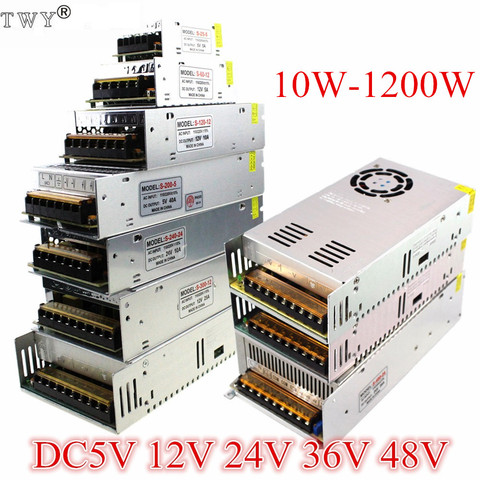 36V Switching Power Supply Light Transformer AC 110V 220V To DC 5V 12V 24V 48V Power Supply Source ADJ dapter For Led Strip CCTV ► Photo 1/6