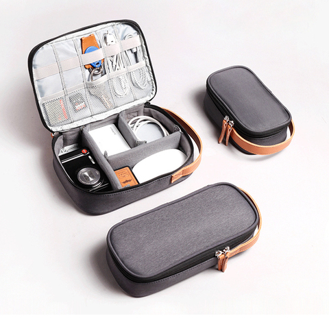 Travel Digital Storage Bag Portable Electronic Accessories Cable Organizer Bag Power Charger Pouch Zipper Box Case USB Cable Bag ► Photo 1/6