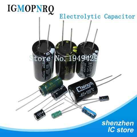 20pcs 35V-470uF Aluminum Electrolytic Capacitor 4V 10V 16V 25V 100UF 220UF 330UF 680UF 47UF 10UF 22UF ► Photo 1/3