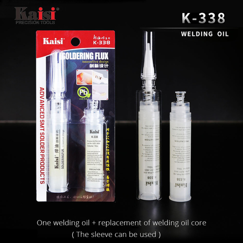 kaisi k-338 latest press type original BGA motherboard soldering oil lead-free environmental protection no cleaning no corrosion ► Photo 1/6