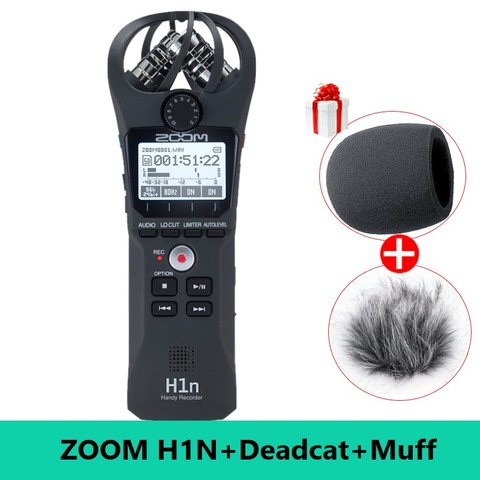 Updated ZOOM H1N Pen Handy Recorder Digital Audio Recorder Stereo Microphone for Video Interview DSLR Camera Recording ► Photo 1/5