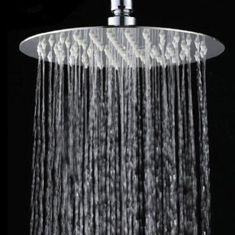 10/8/6 Inch Stainless Steel Ultra-thin Waterfall Shower Heads Rainfall Shower Head Rain Square Round ► Photo 1/6