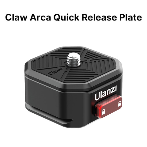 Ulanzi New Claw Arca Quick Release Plate Clamp 1/4'' Tripod Monopod Gimbal Base Mount Quick Switch System for DSLR GoPro ► Photo 1/6