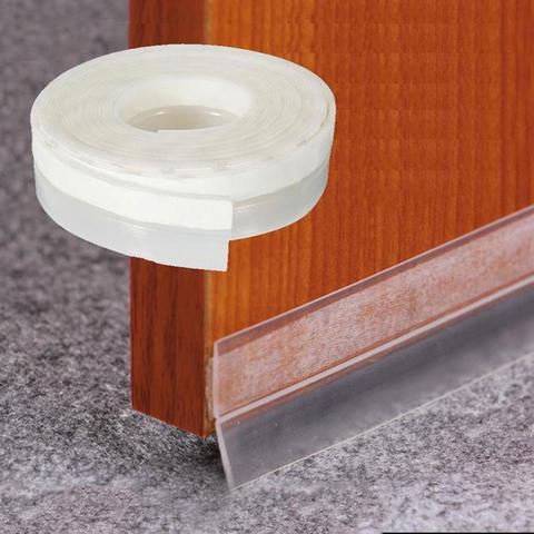 1*Weather Stripping Self-Adhesive Door Windows Silicone Draft Stopper Seal Strip