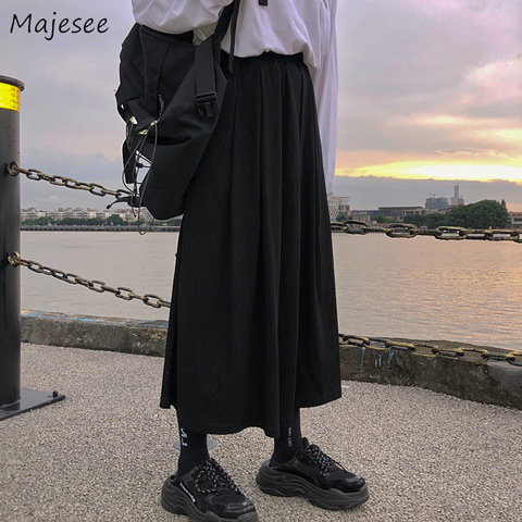 Long Skirt Women Solid Simple All Match High Waist Skirts Womens Korean Fashion Females Casual Comfortable Vintage Harajuku Soft ► Photo 1/6