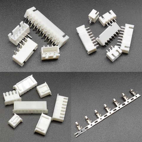 50pcs/lot XH2.54 male right angle material Connector Leads pin Header 2.54mm XH-AW 2P 3P 4P 5P 6P 7P 8P 9P 10P 11P 12P 13P 14P ► Photo 1/5