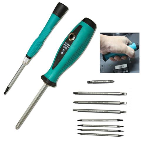 10Pcs PengGong Insulated Slotted Cross Screwdriver Set Magnetic Repair Hand Tool ► Photo 1/6