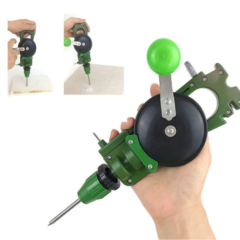 Manual Drill DIY Woodworking Portable Hand Drill Bits DIY Tool Glass Tile Hand Drilling Machine Multifunctional Cutting Holder ► Photo 1/1