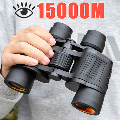 Binoculars 80X80 Long Range 90000m HD High Power Telescope Optical Glass lens Low light night vision for Hunting Sports scope ► Photo 1/6