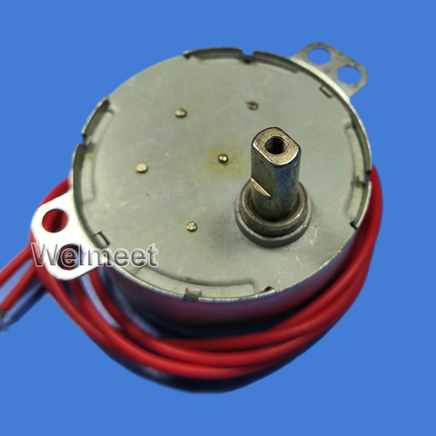 AC5V 6V 9V 12V 24V 110V 220V TYC Plastic Gear Synchronous Reduction Gear Motor Dual Flat Tapping Shaft ► Photo 1/6