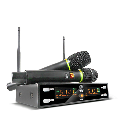 G-MARK X320FM Wireless Microphone professional karaoke microphone metal body Frequency Adjustable 80M Wireless use distance ► Photo 1/6