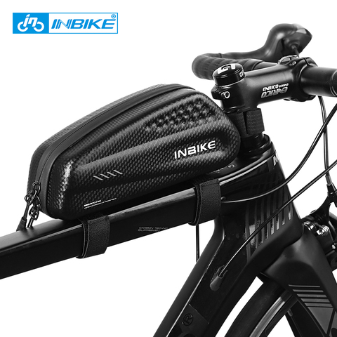 INBIKE Hard Shell Bicycle Bag Waterproof Top Tube Bag Rainproof Large Capacity MTB Road Bike Front Frame Bag Cycling Accessories ► Photo 1/6