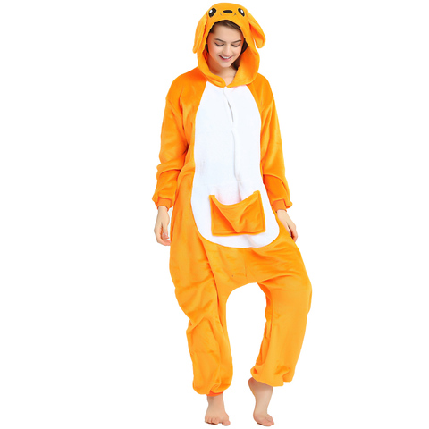 Kangaroo Onesies Unisex Winter Kigurumi Unicorn Koala Onesie Women Nightwear Stitch Anime Costume Adult Flannel Sleepwear Pajama ► Photo 1/6