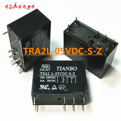 3PCS TRA2L-12VDC-S-Z TRA2L-05VDC-S-Z TRA2L-24VDC-S-Z TRA2L-48VDC-S-Z 8PINS 16A 12VDC Power Relay ► Photo 1/4
